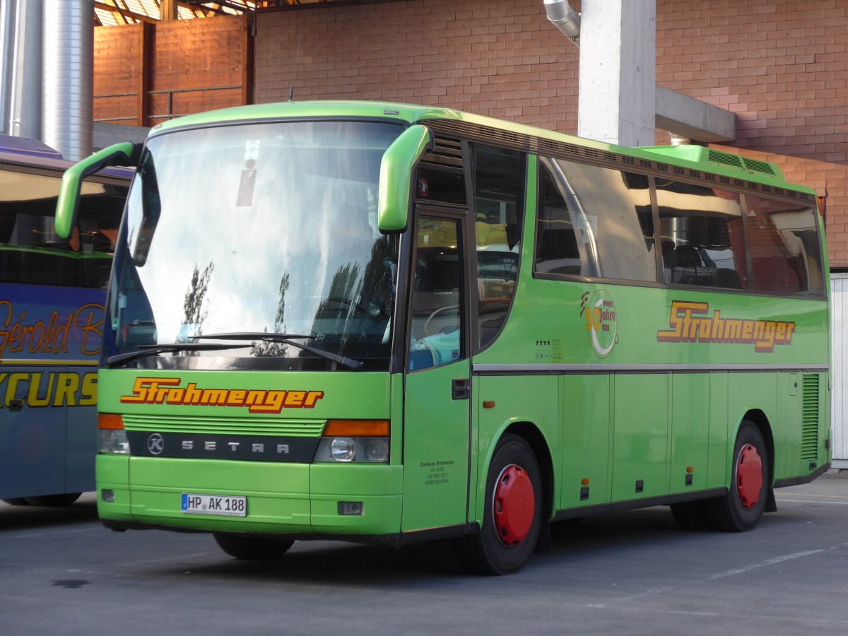 (155'412) - Aus Deutschland: Strohmenger, Frth - HP-AK 188 - Setra am 28. September 2014 in Thun, Grabengut