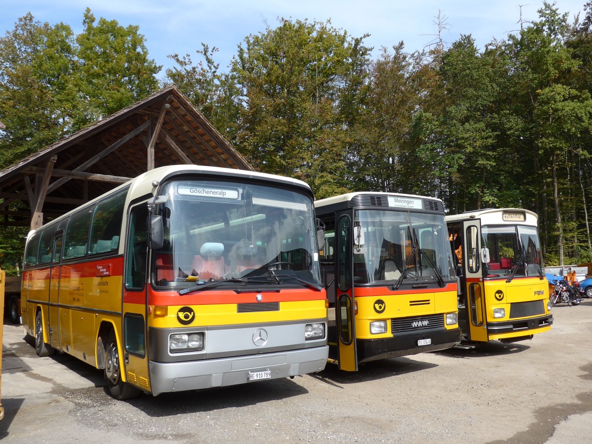 (155'495) - Buzzi, Bern - BE 910'789 - Mercedes (ex Mattli, Wassen) am 5. Oktober 2014 in Oberburg, Ziegelgut