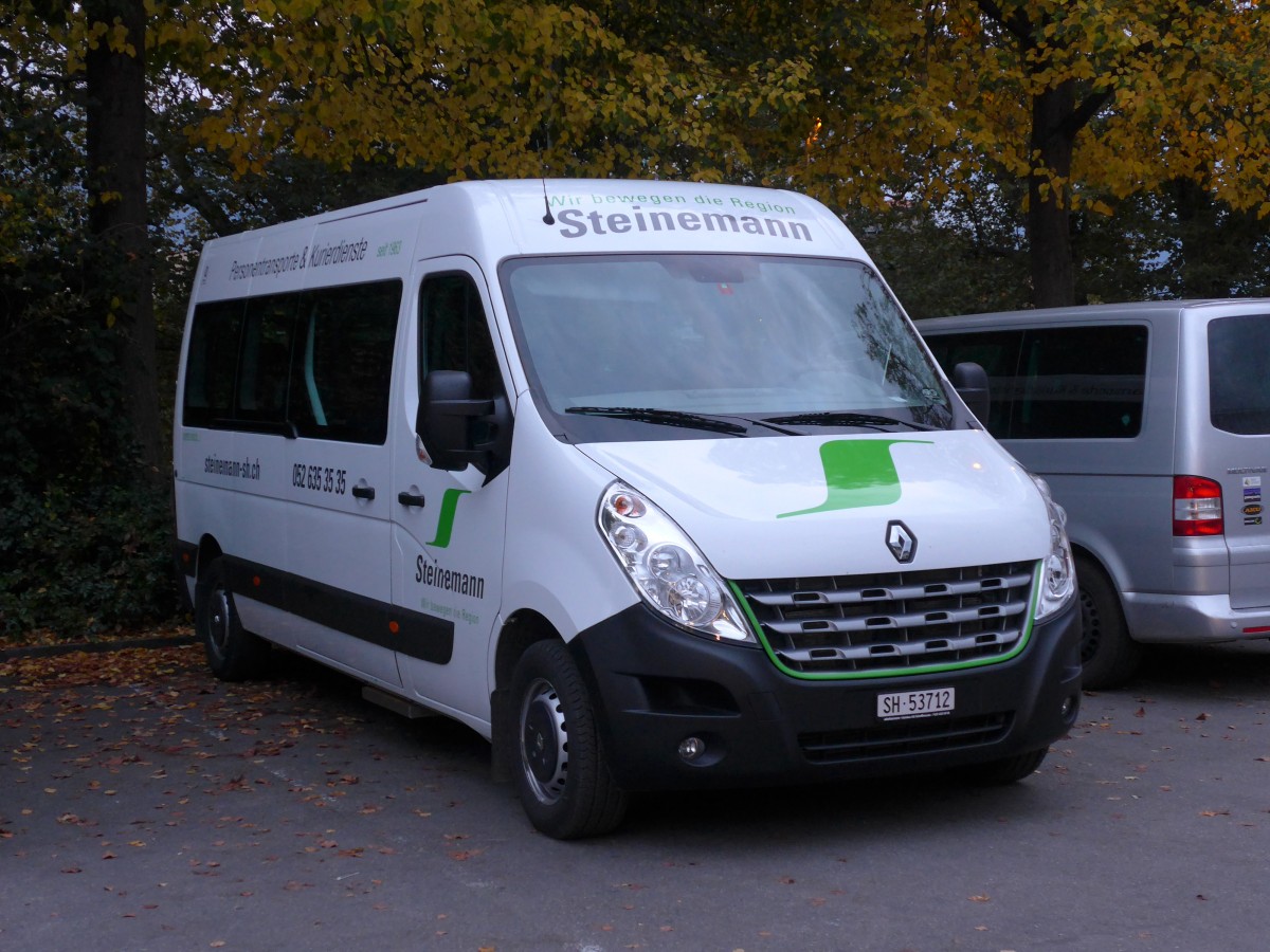 (155'580) - Steinemann, Schaffhausen - SH 53'712 - Renault am 9. Oktober 2014 in Thun, Grabengut