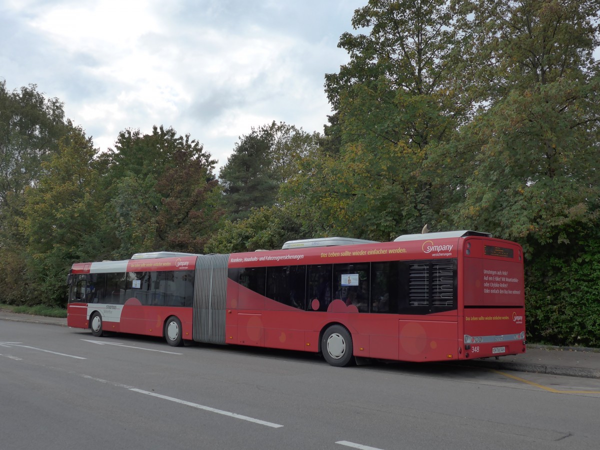 (155'594) - SW Winterthur - Nr. 348/ZH 766'348 - Solaris am 11. Oktober 2014 in Winterthur, Technorama