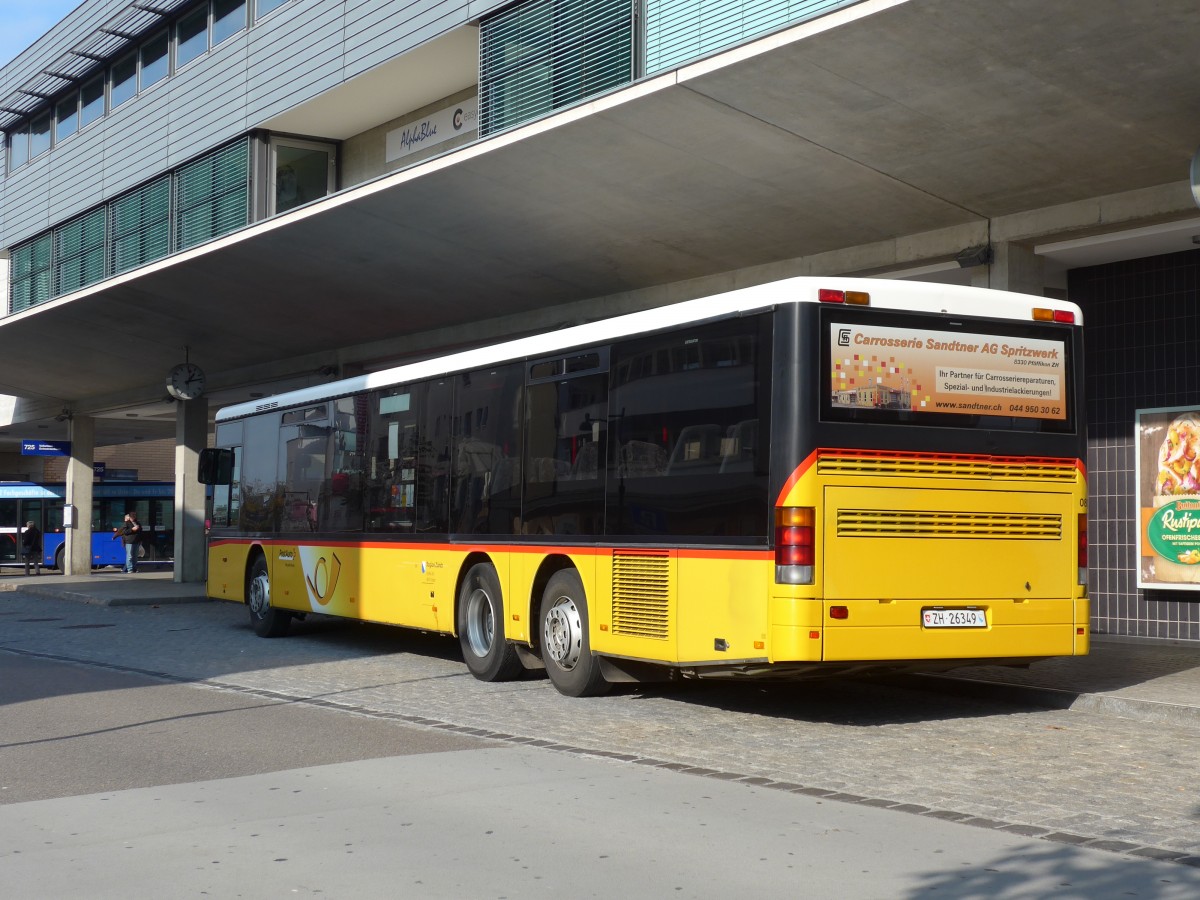 (156'257) - Ryffel, Uster - Nr. 80(25)/ZH 26'349 - Setra am 28. Oktober 2014 beim Bahnhof Uster