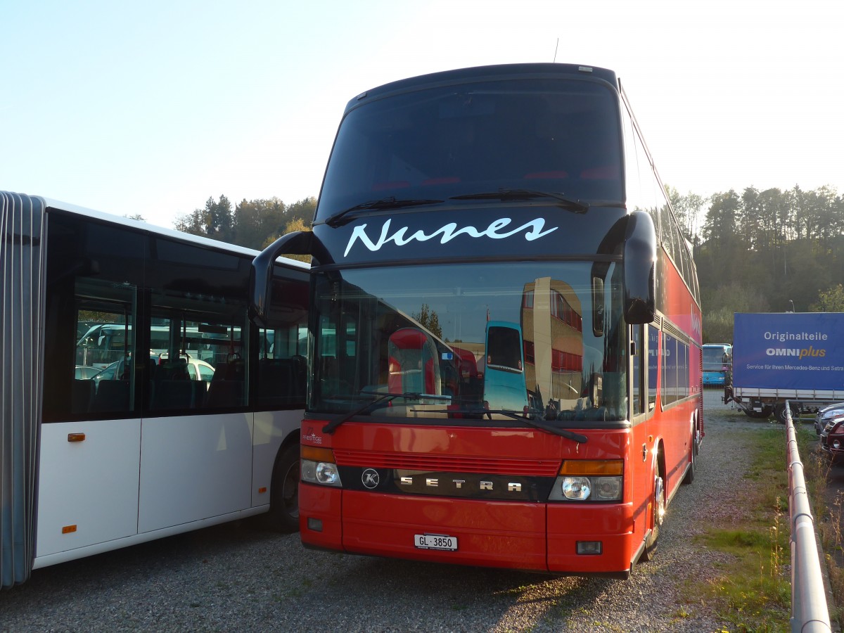 (156'324) - Nunes, Zrich - GL 3850 - Setra am 28. Oktober 2014 in Kloten, EvoBus