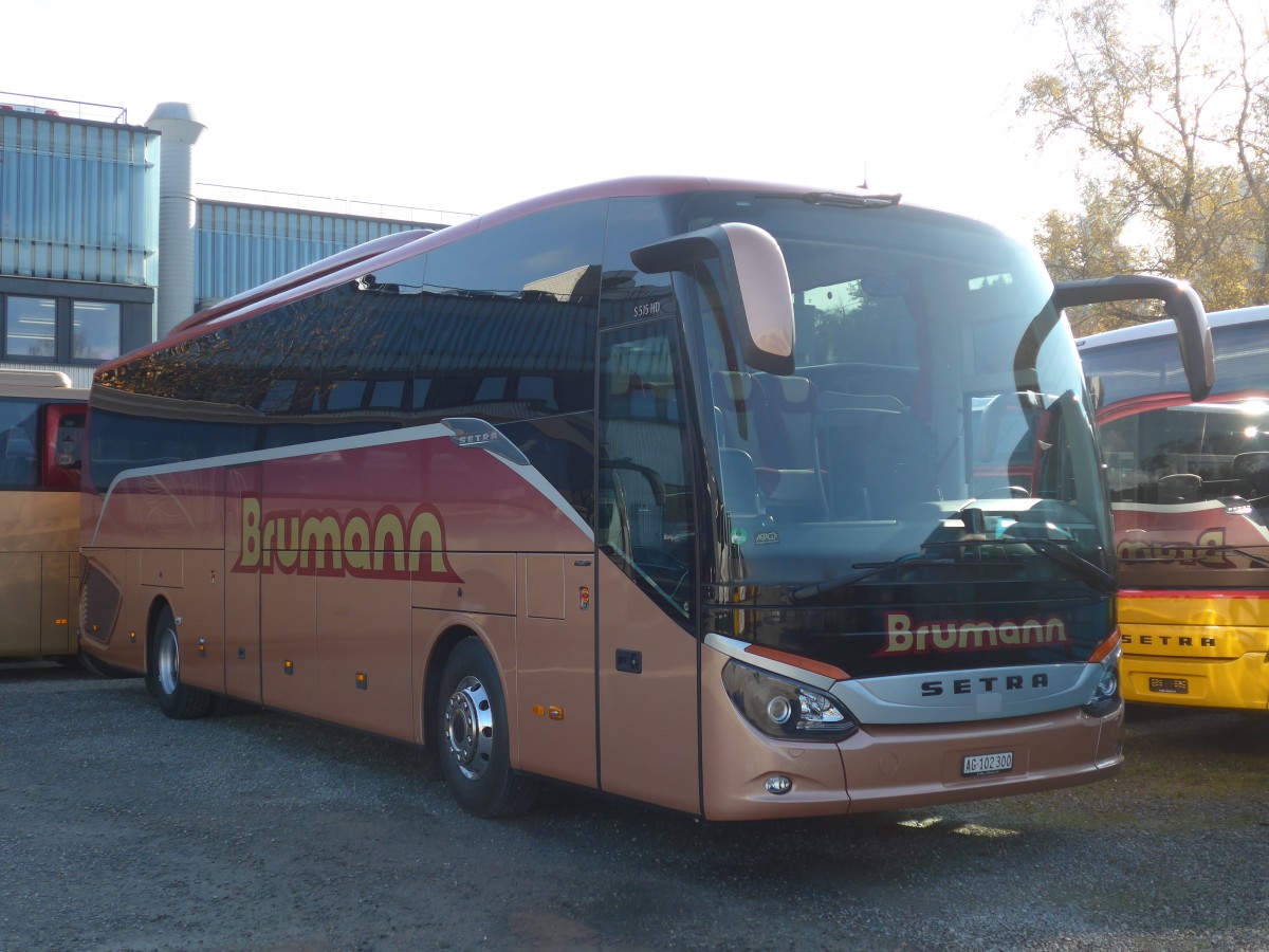 (156'457) - Brumann, Oberlunkhofen - AG 102'300 - Setra am 7. November 2014 in Kloten, EvoBus