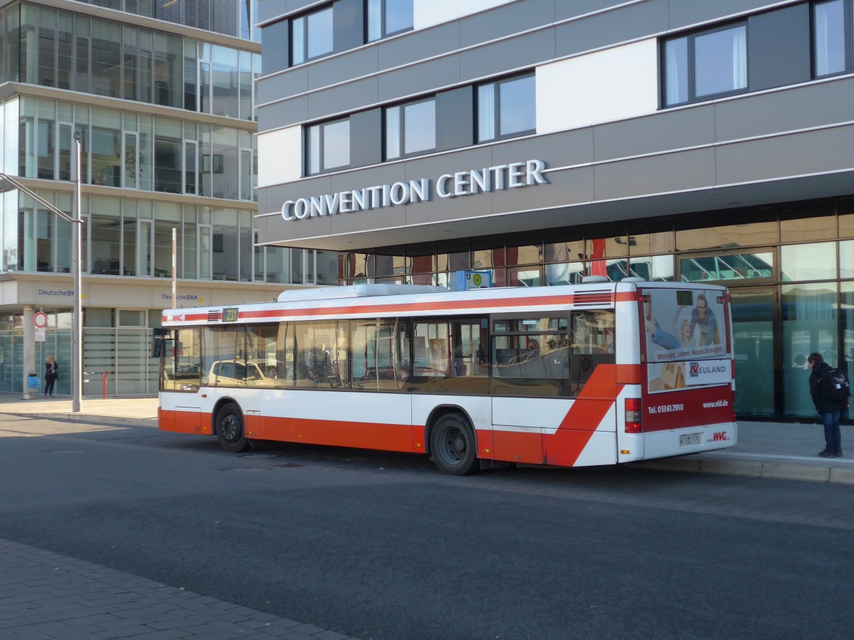 (156'576) - WVG Wolfsburg - Nr. 951/WOB-VG 51 - MAN am 17. November 2014 beim Hauptbahnhof Wolfsburg