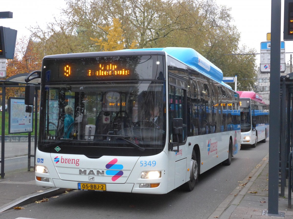 (156'997) - Breng, Ijsselmuiden - Nr. 5349/05-BBJ-2 - MAN am 20. November 2014 in Arnhem, Willemsplein