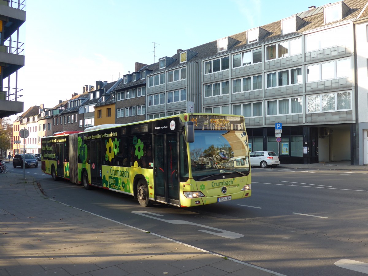 (157'190) - ASEAG Aachen - Nr. 225/AC-L 364 - Mercedes am 21. November 2014 beim Hauptbahnhof Aachen