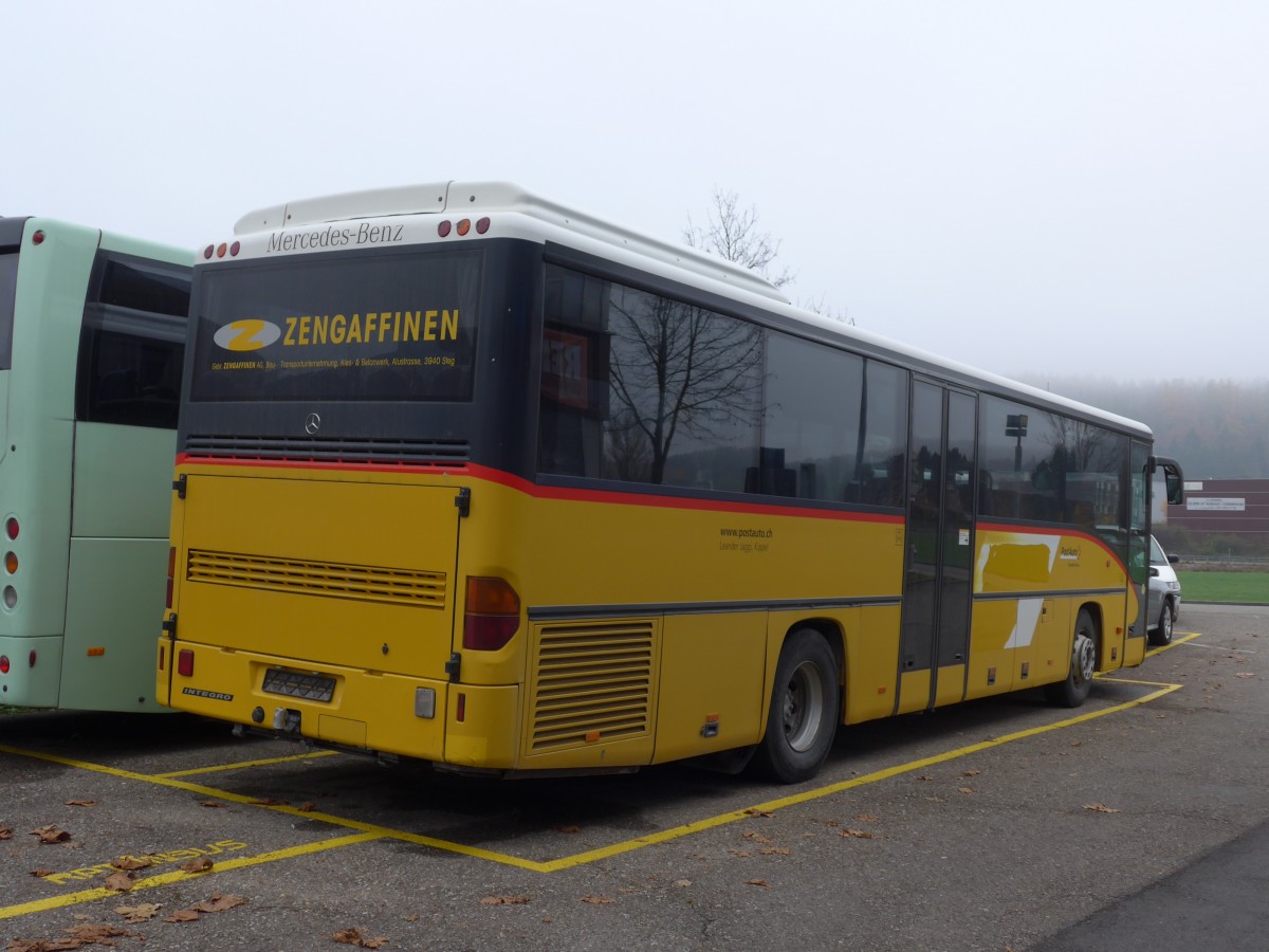 (157'486) - Jaggi, Kippel - Nr. 19 - Mercedes am 23. November 2014 in Biel, Rattinbus