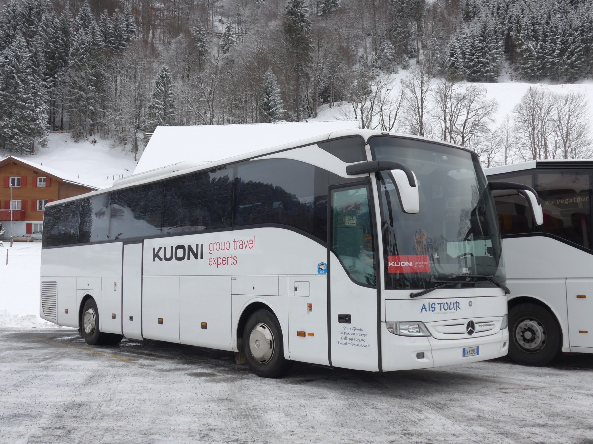 (157'943) - Aus Italien: Pinto, Napoli - EN-849 SX - Mercedes am 26. Dezember 2014 in Engelberg, Titlisbahnen