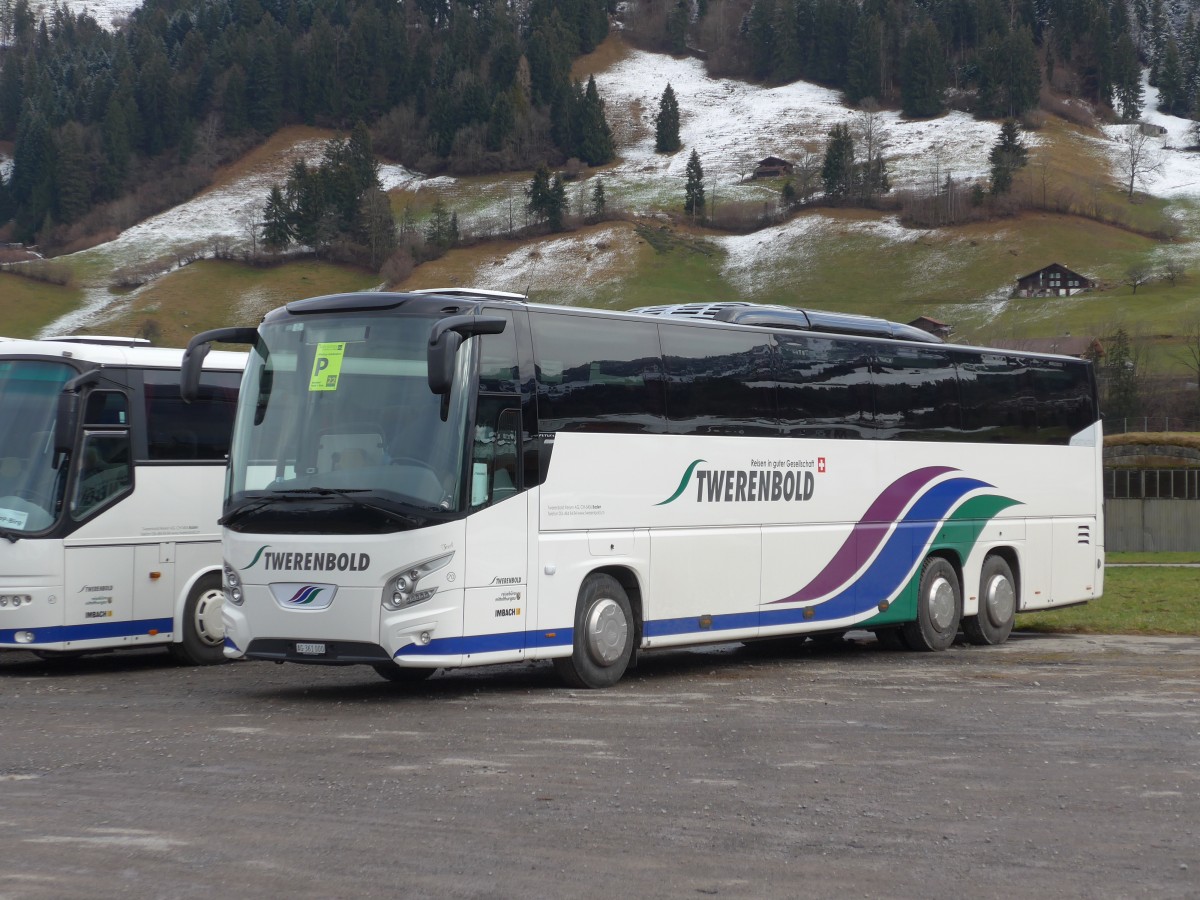 (158'339) - Twerenbold, Baden - Nr. 70/AG 361'000 - VDL am 11. Januar 2015 in Frutigen, Flugplatz