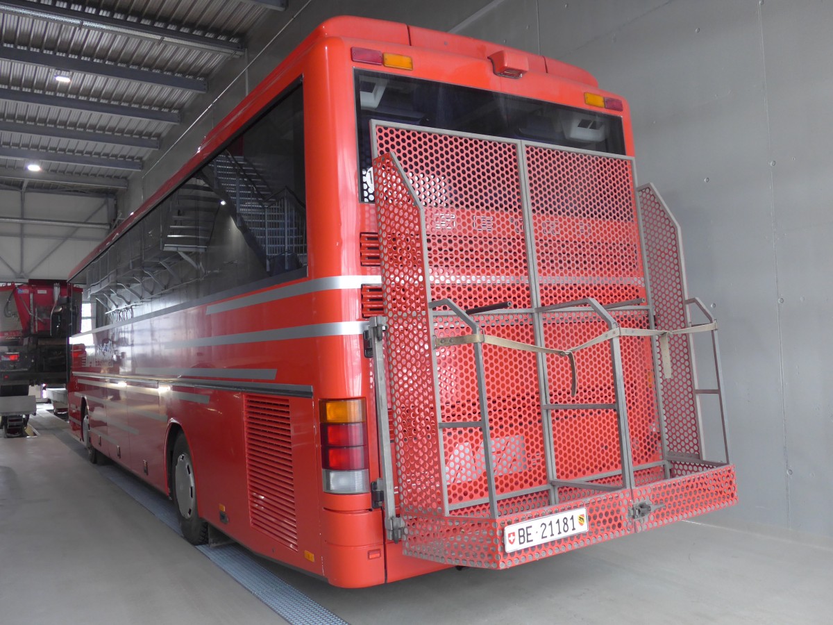 (158'480) - AFA Adelboden - Nr. 26/BE 21'181 - Setra (ex Nr. 16; ex Frhlich, D-Ludwigshafen/Rhein) am 24. Januar 2015 in Frutigen, Garage