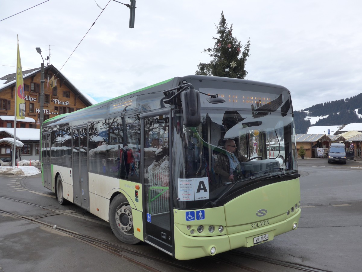 (158'762) - TPC Aigle - VD 1425 - Solaris am 15. Februar 2015 beim Bahnhof Villars-sur-Ollon