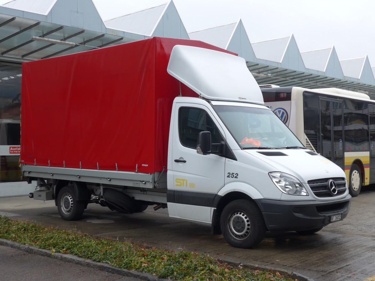 (158'920) - STI Thun - Nr. 252/BE 26'012 - Mercedes am 1. Mrz 2014 in Thun, Garage