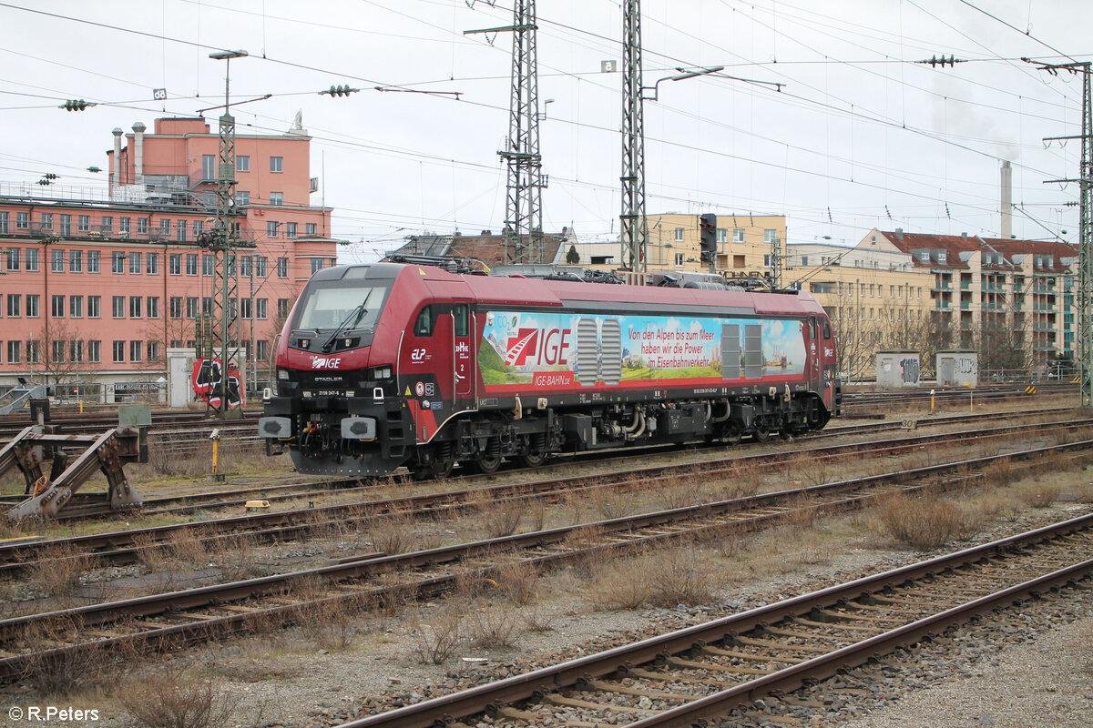 159 247-6 abgestellt im Hauptbahnhof Nürnberg. 03.02.24