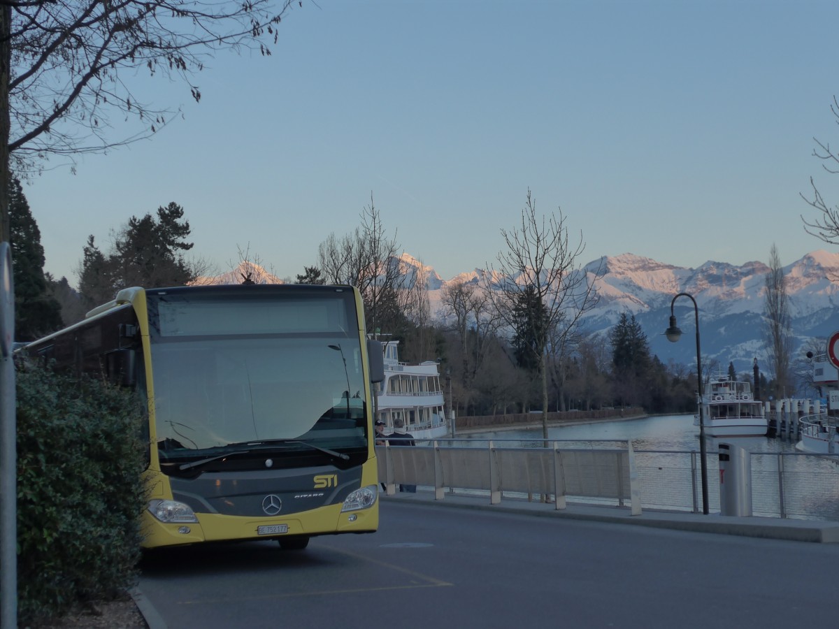 (159'020) - STI Thun - Nr. 177/BE 752'177 - Mercedes am 7. Mrz 2015 bei der Schifflndte Thun