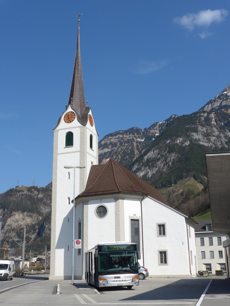 (159'315) - Die Kirche Flelen am 18. Mrz 2015