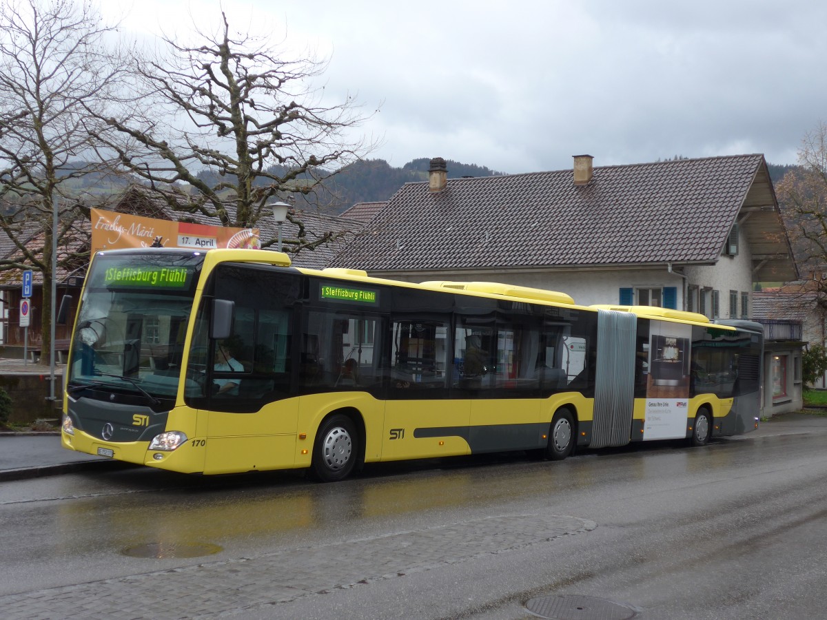 (159'541) - STI Thun - Nr. 170/BE 752'170 - Mercedes am 30. Mrz 2015 in Steffisburg, Dorf