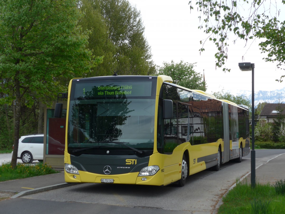 (159'960) - STI Thun - Nr. 162/BE 752'162 - Mercedes am 25. April 2015 in Gwatt, Deltapark