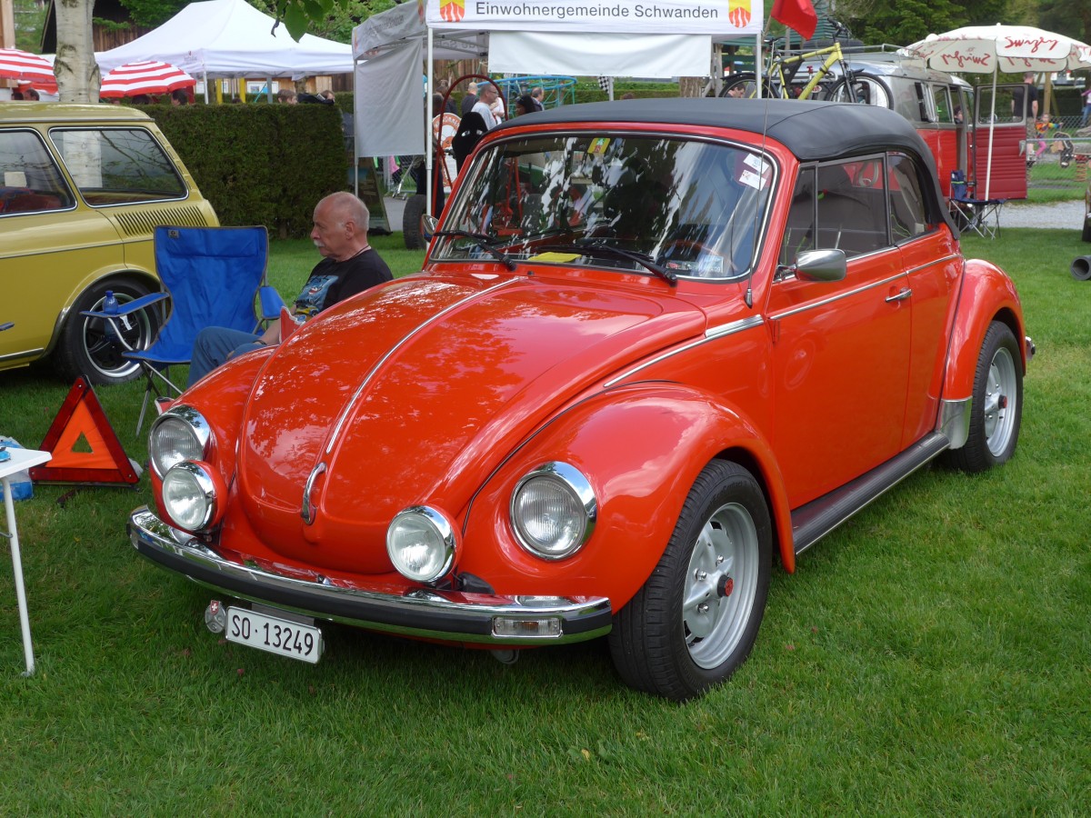 (160'292) - VW-Kfer - SO 13'249 - am 9. Mai 2015 in Brienz, Camping Aaregg