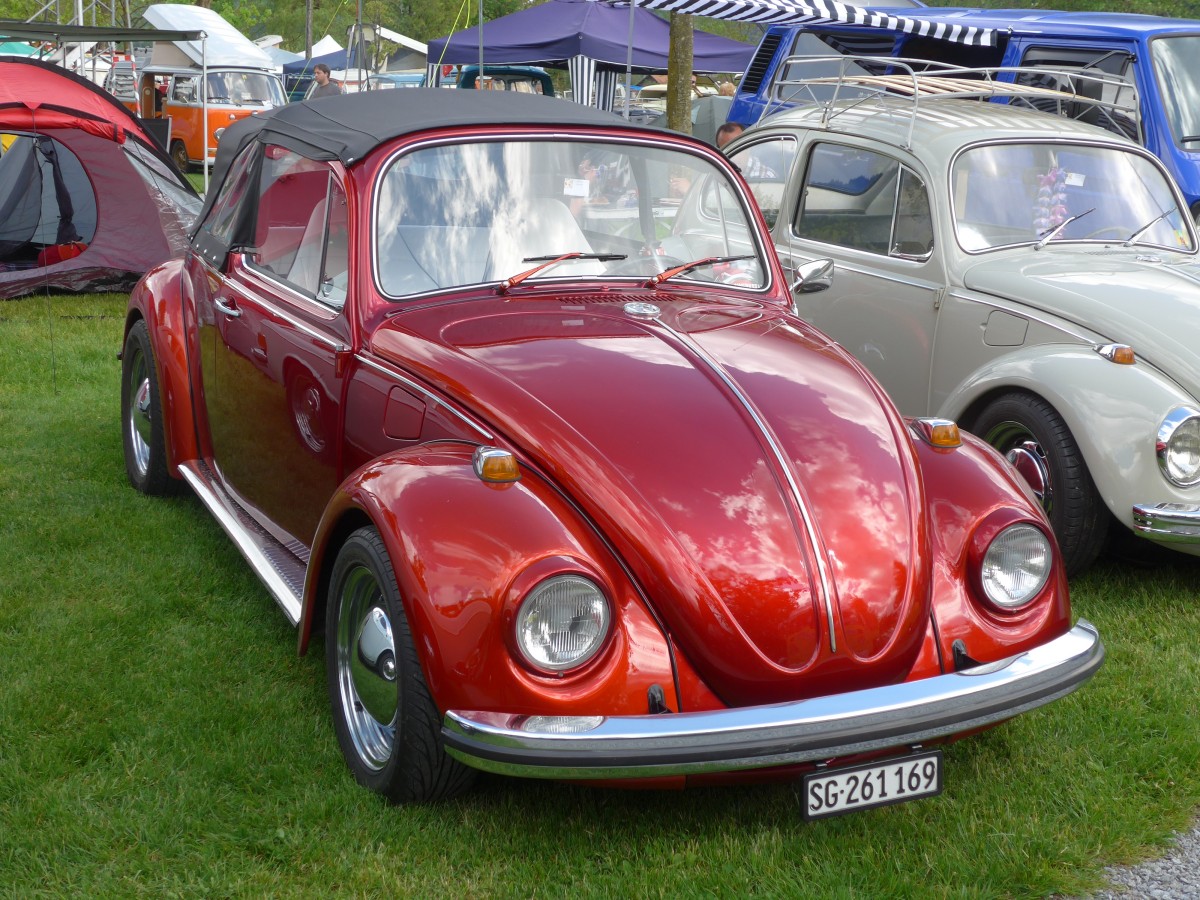 (160'296) - VW-Kfer - SG 261'169 - am 9. Mai 2015 in Brienz, Camping Aaregg