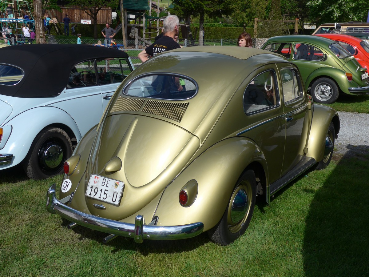 (160'309) - VW-Kfer - BE 1915 U - am 9. Mai 2015 in Brienz, Camping Aaregg