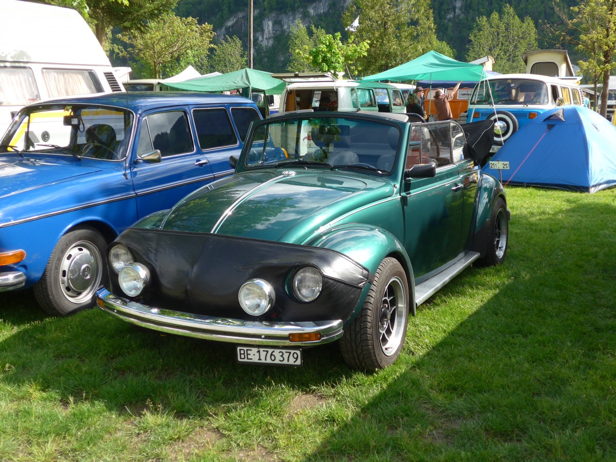 (160'316) - VW-Kfer - BE 176'379 - am 9. Mai 2015 in Brienz, Camping Aaregg