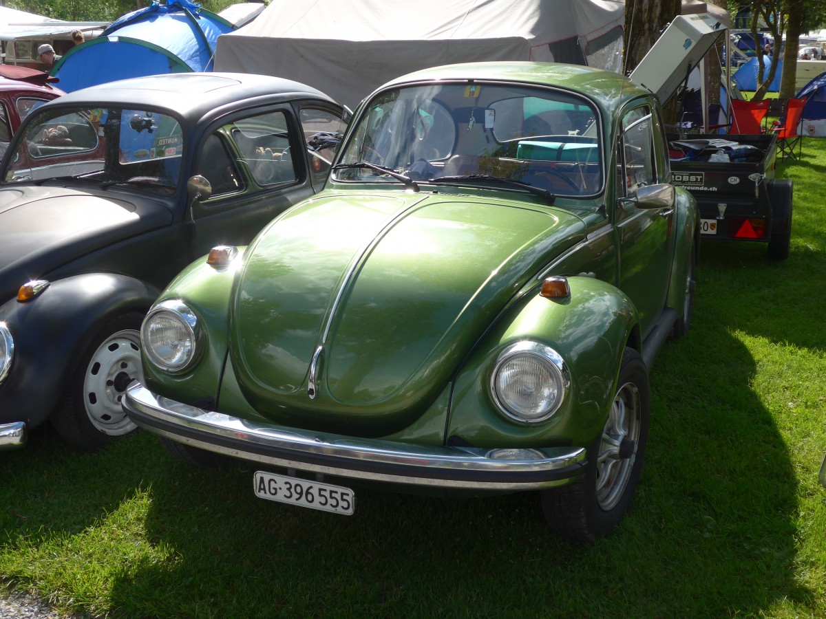 (160'323) - VW-Kfer - AG 396'555 - am 9. Mai 2015 in Brienz, Camping Aaregg