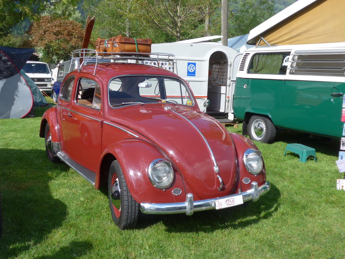 (160'344) - VW-Kfer - AG 270'430 - am 9. Mai 2015 in Brienz, Camping Aaregg