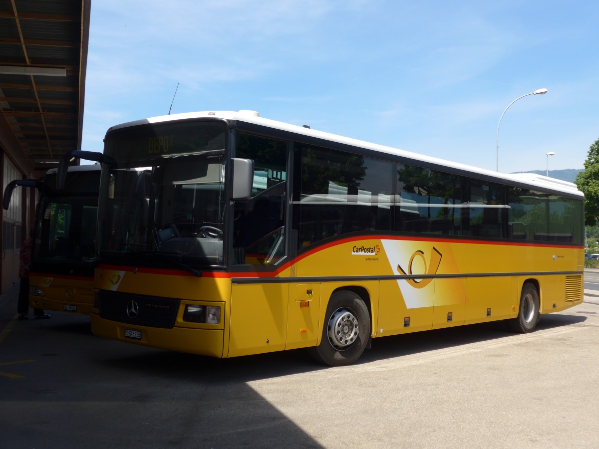 (161'293) - CarPostal Ouest - VD 548'725 - Mercedes am 28. Mai 2015 in Yverdon, Garage