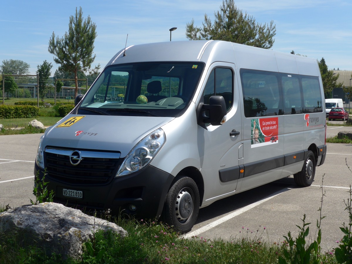 (161'331) - TRAVYS Yverdon - VD 221'810 - Opel am 28. Mai 2015 in Yverdon