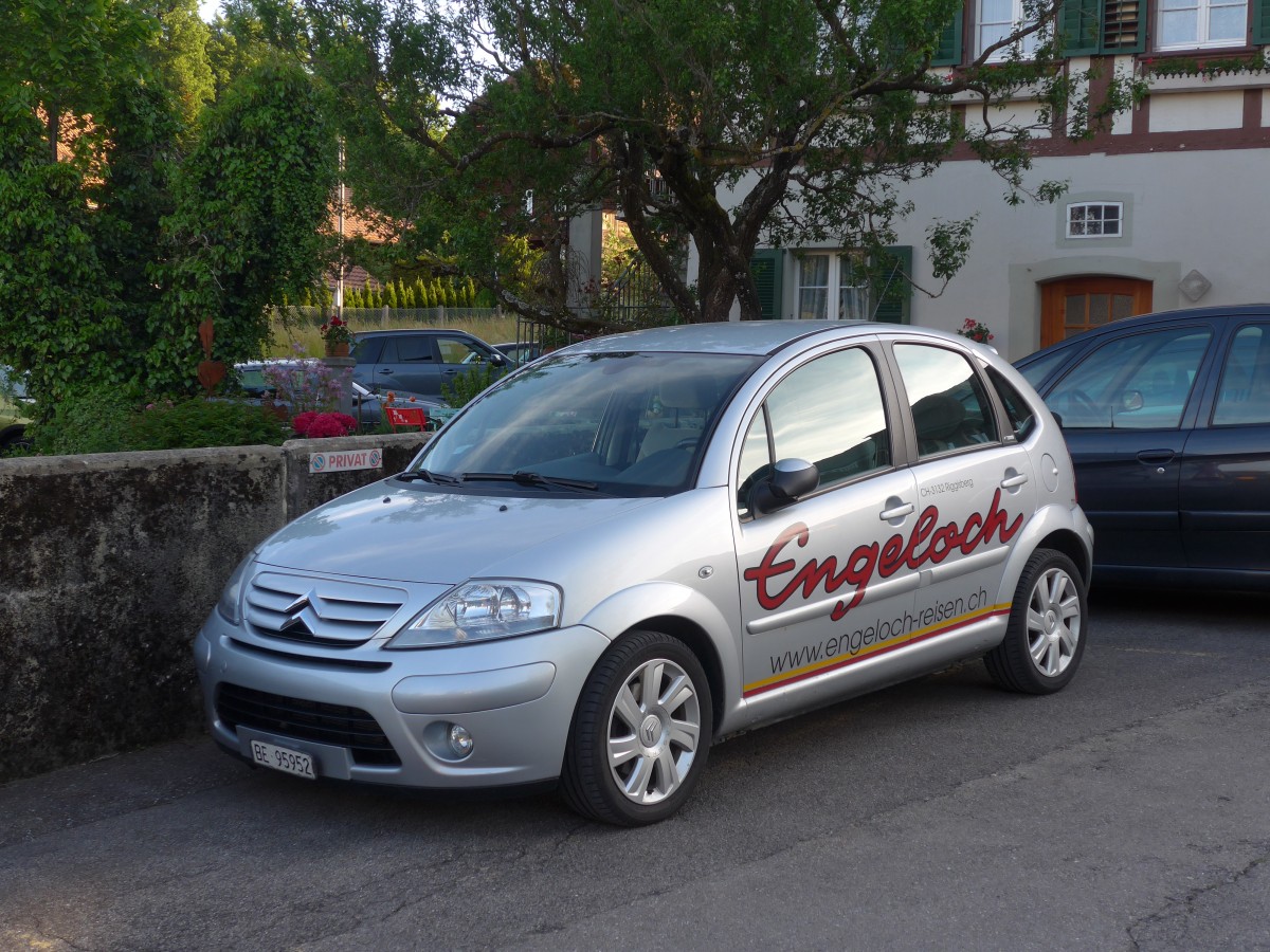 (161'418) - Engeloch, Riggisberg - BE 95'952 - Citron am 28. Mai 2015 in Riggisberg, Garage