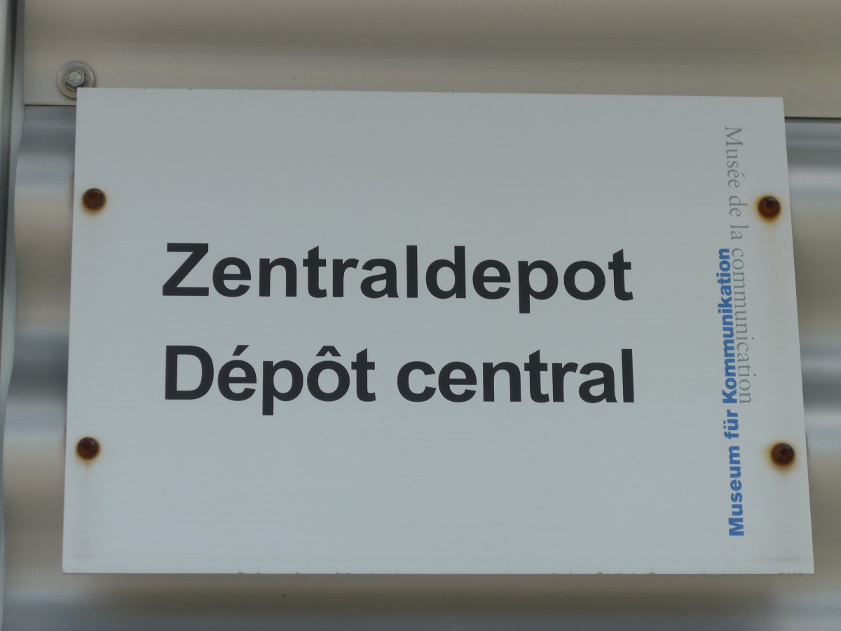 (161'484) - Museum fr Kommunikation Zentraldepot am 30. Mai 2015 in Mamishaus