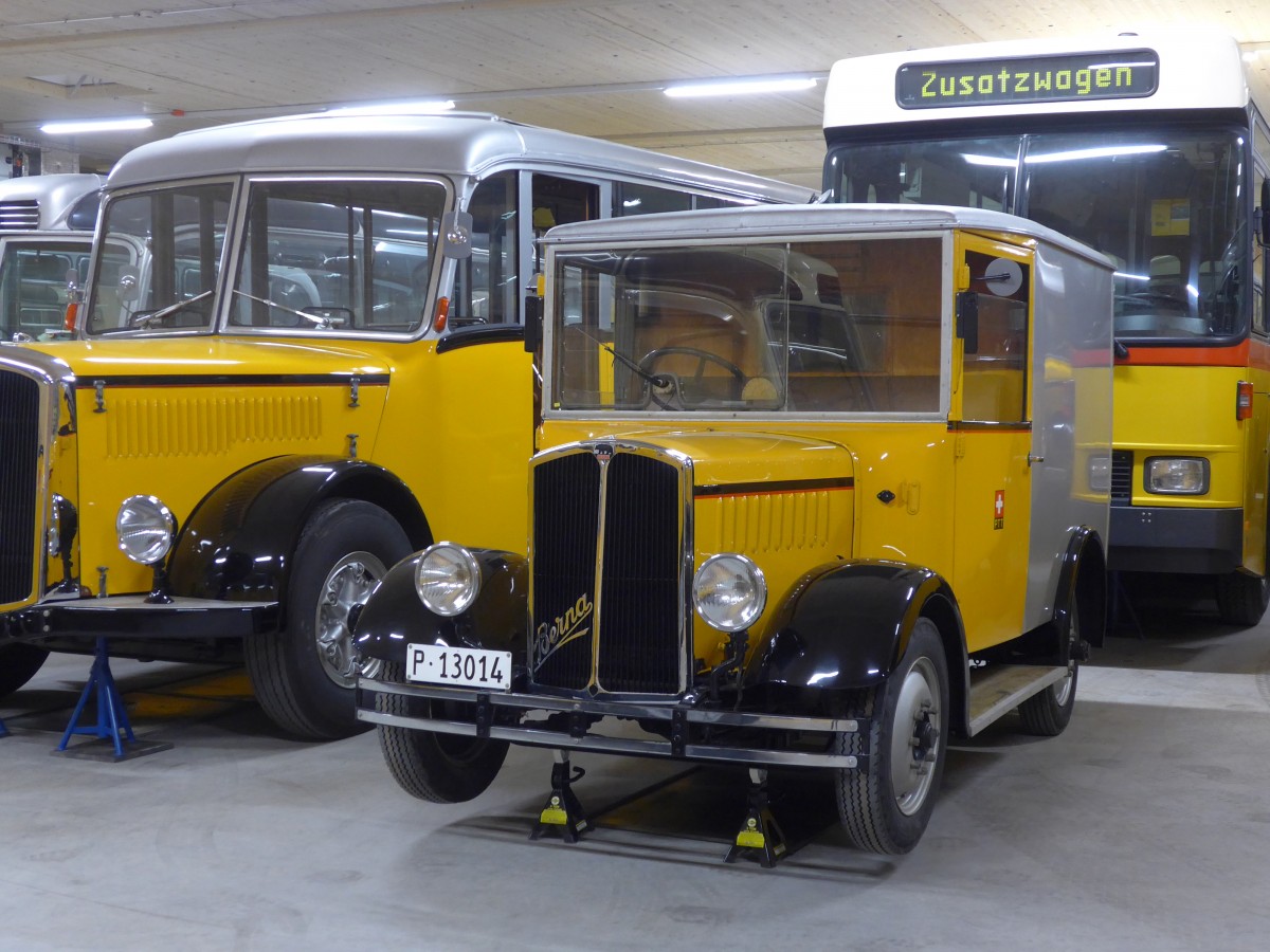(161'492) - PTT-Regie - P 13'014 - Berna am 30. Mai 2015 in Mamishaus, Depot MfK
