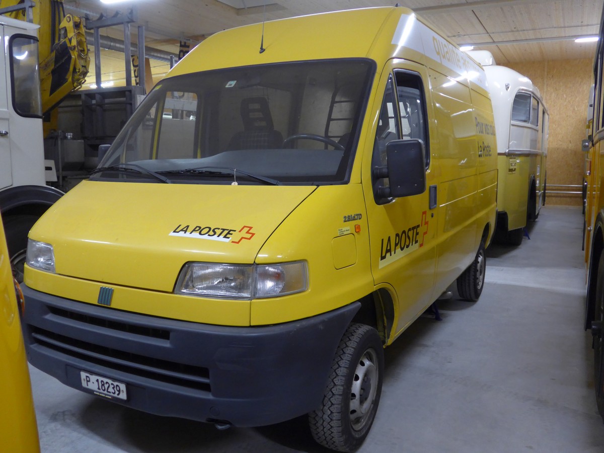 (161'521) - PTT-Regie - P 18'239 - Fiat am 30. Mai 2015 in Mamishaus, Depot MfK
