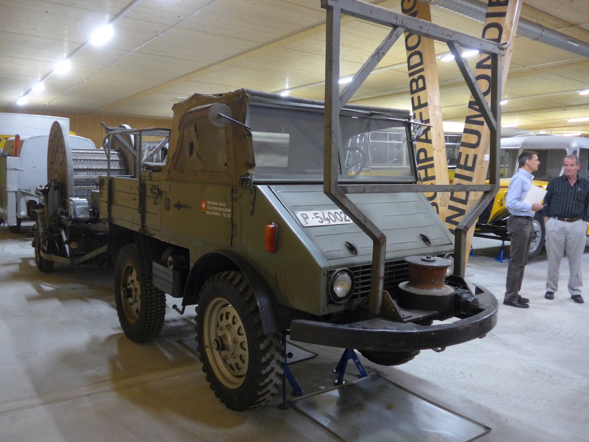 (161'533) - PTT-Regie - P 54'002 - Mercedes am 30. Mai 2015 in Mamishaus, Depot MfK