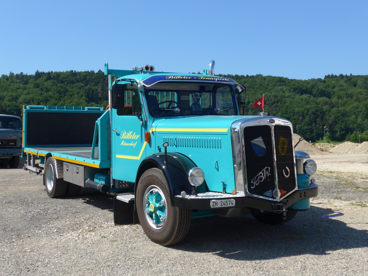(161'768) - Billeter, Mnnedorf - ZH 24'574 - FBW am 6. Juni 2015 in Thayngen, Saurertreffen