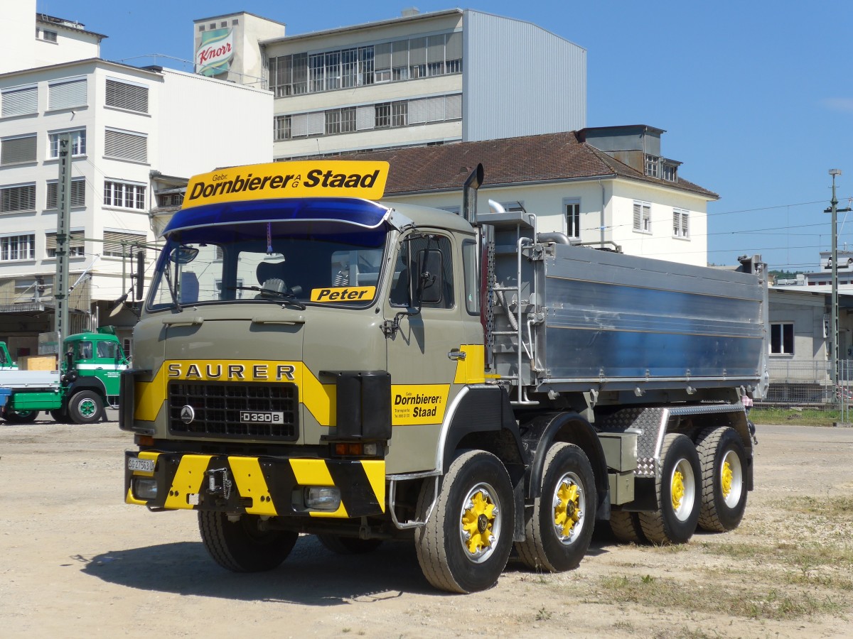 (161'773) - Dornbierer, Staad - SG 27'553 U - Saurer am 6. Juni 2015 in Thayngen, Saurertreffen