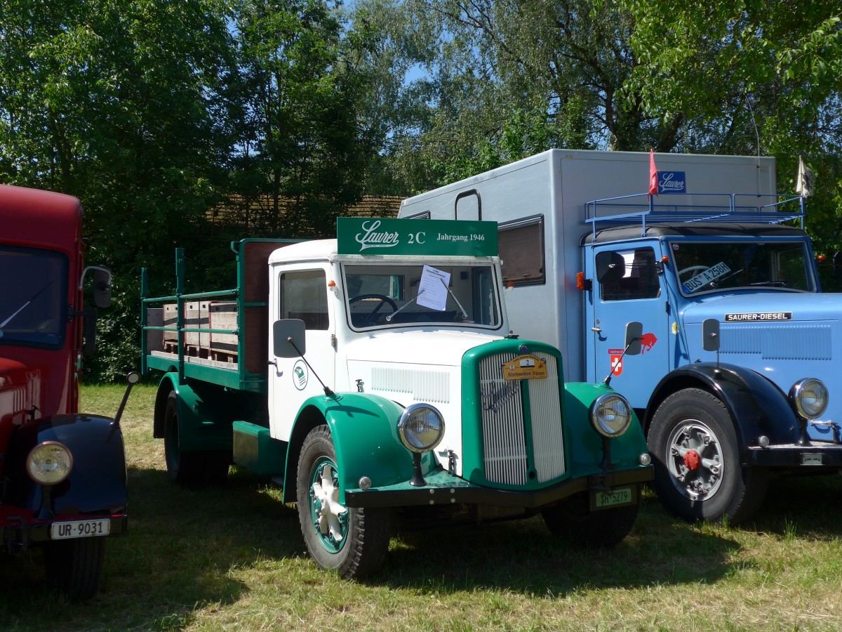 (161'775) - Saurer - SH 5279 - am 6. Juni 2015 in Thayngen, Saurertreffen