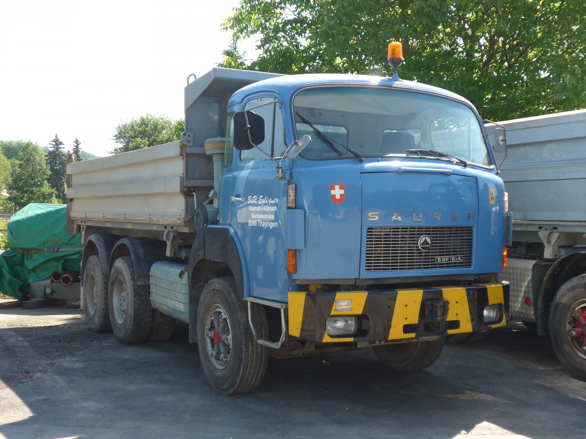 (161'780) - Egli, Thayngen - Saurer am 6. Juni 2015 in Thayngen, Saurertreffen