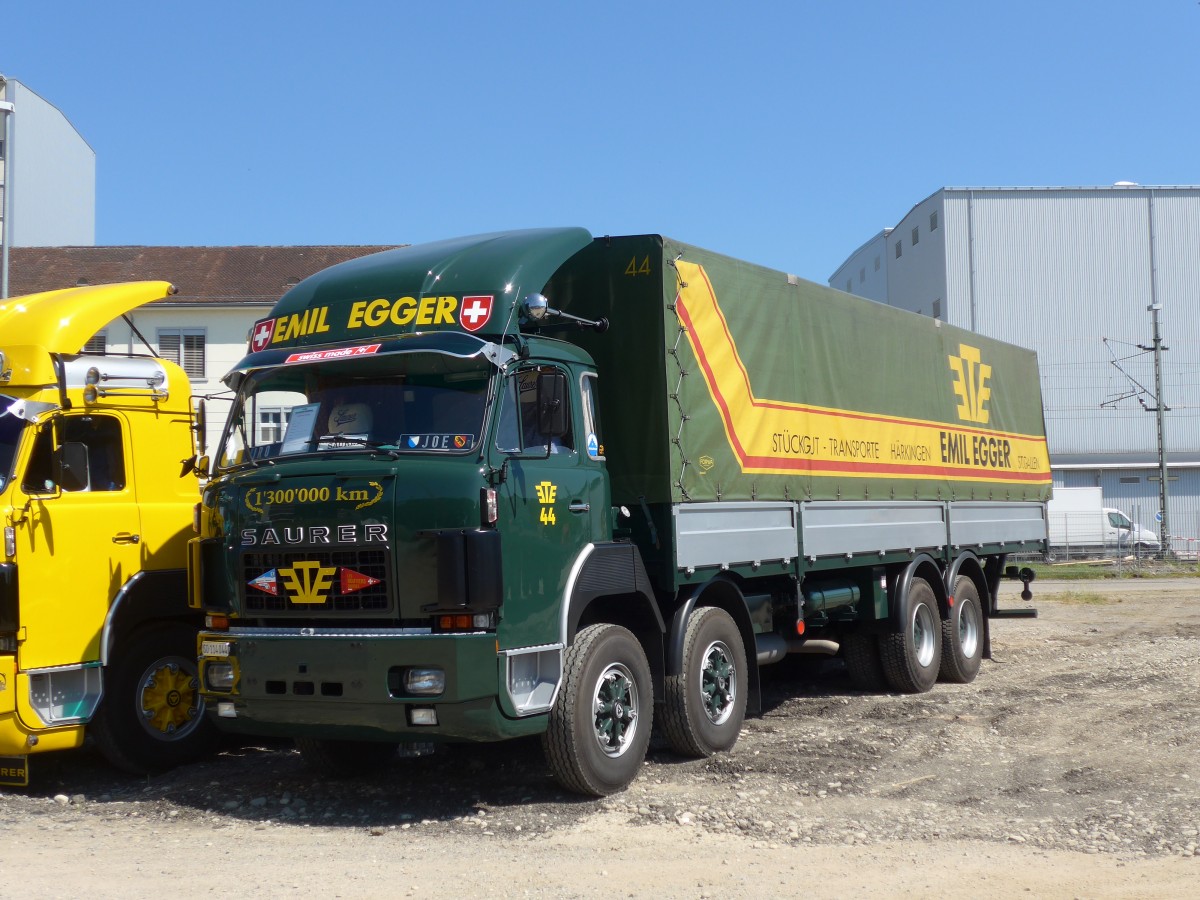 (161'803) - Egger, Hrkingen - Nr. 44/SO 114'044 - Saurer am 6. Juni 2015 in Thayngen, Saurertreffen