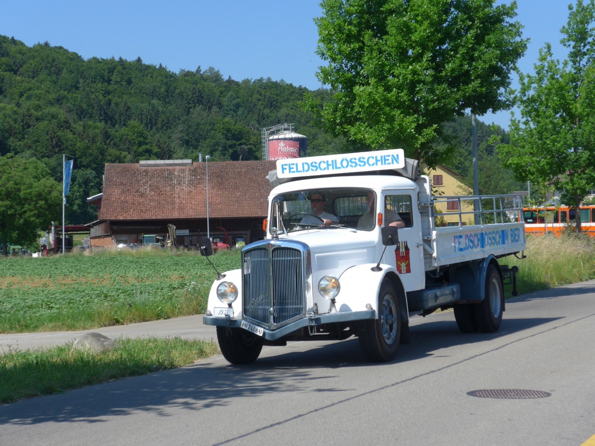 (161'813) - Feldschlsschen - FR 2408 U - Berna am 6. Juni 2015 in Thayngen, Saurertreffen