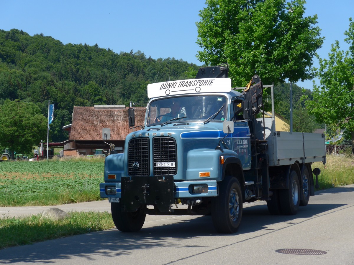 (161'817) - Dnki, Kloten - Nr. 26/SZ 200'079 - Saurer am 6. Juni 2015 in Thayngen, Saurertreffen