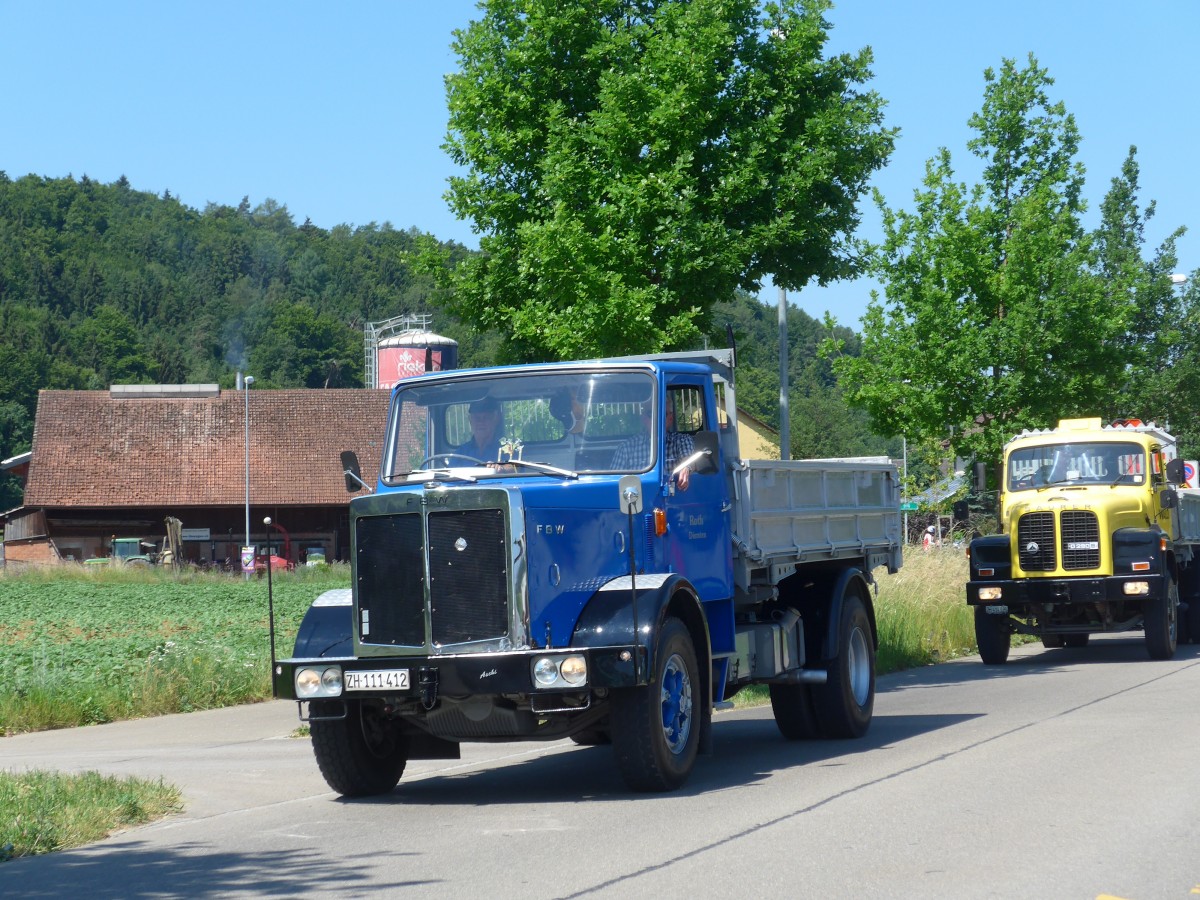 (161'851) - Roth, Drnten - ZH 111'412 - FBW am 6. Juni 2015 in Thayngen, Saurertreffen
