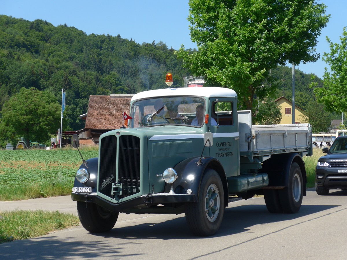 (161'863) - Wehrli, Thayngen - SH 60'199 U - Berna am 6. Juni 2015 in Thayngen, Saurertreffen