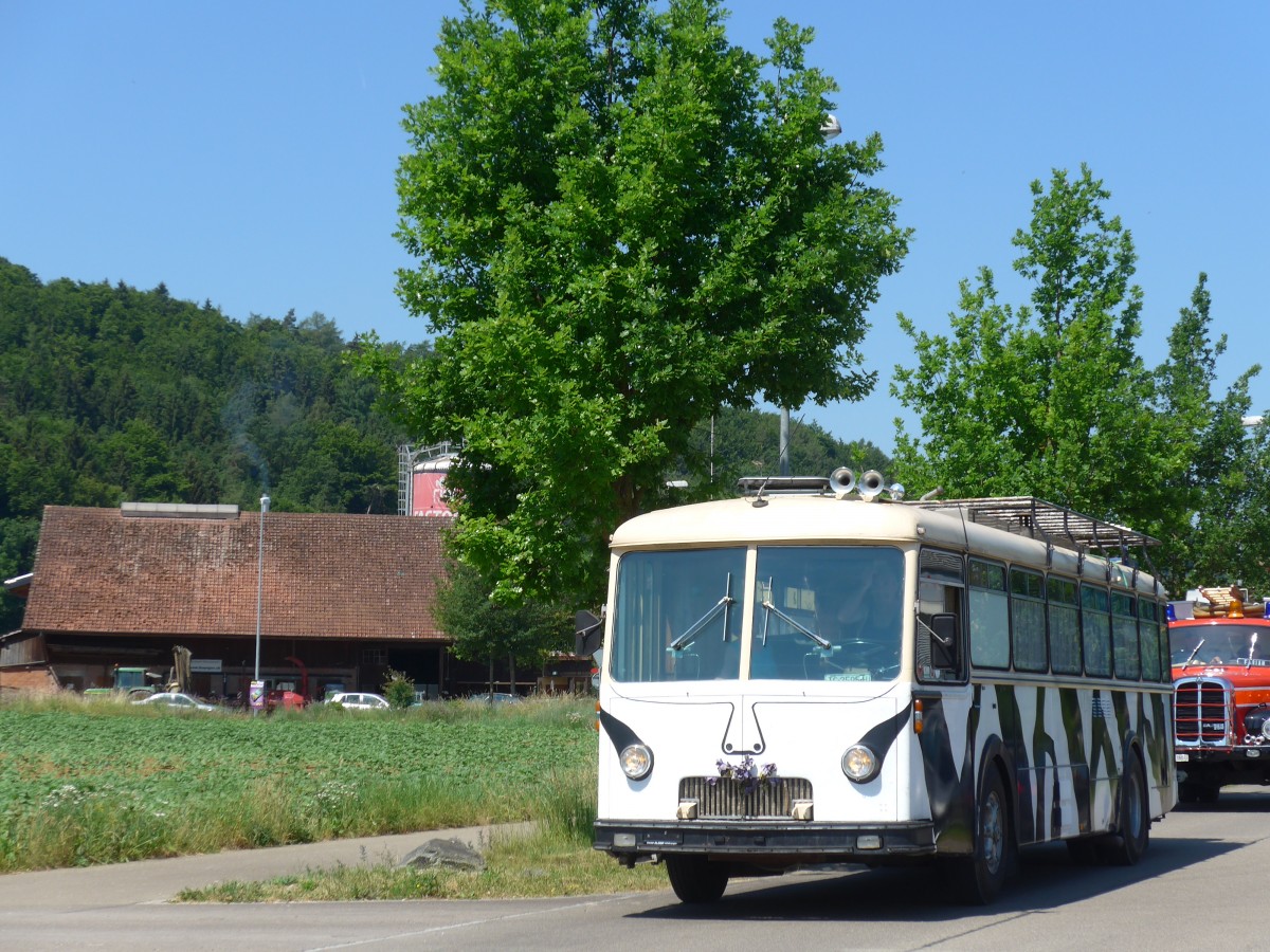 (161'871) - Kndig, Affeltrangen - TG 2595 U - FBW/R&J (ex P 25'505; ex P 22'304) am 6. Mai 2015 in Thayngen, Saurertreffen