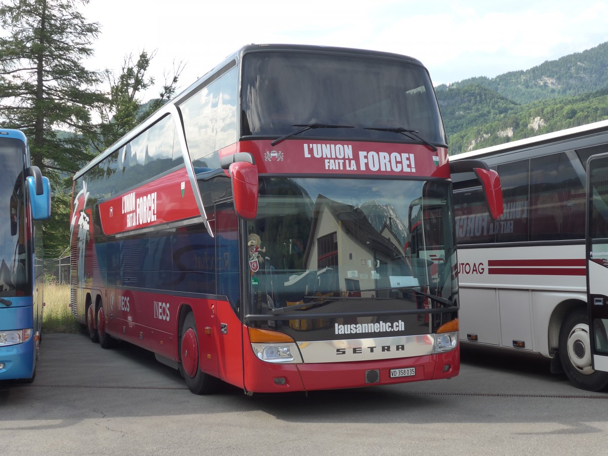 (162'044) - Thomas, Echallens - VD 358'035 - Setra am 13. Juni 2015 in Meiringen, Balm