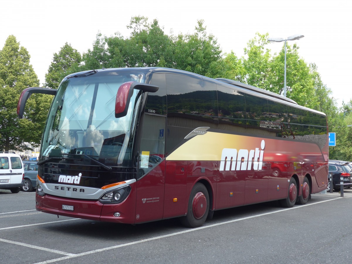 (162'171) - Marti, Kallnach - Nr. 20/BE 572'220 - Setra am 17. Juni 2015 in Thun, Seestrasse