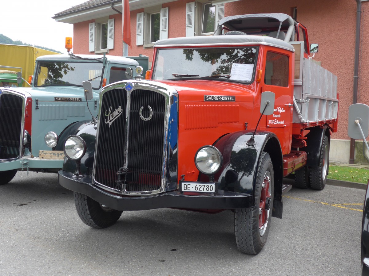 (162'231) - Gfeller, Schnried - BE 62'780 - Saurer am 20. Juni 2015 in Aigle, Saurertreffen