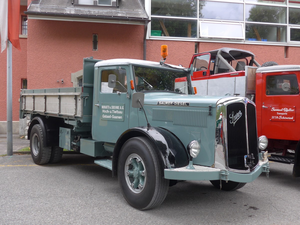 (162'232) - Moratti, Gstaad-Saanen - Saurer am 20. Juni 2015 in Aigle, Saurertreffen