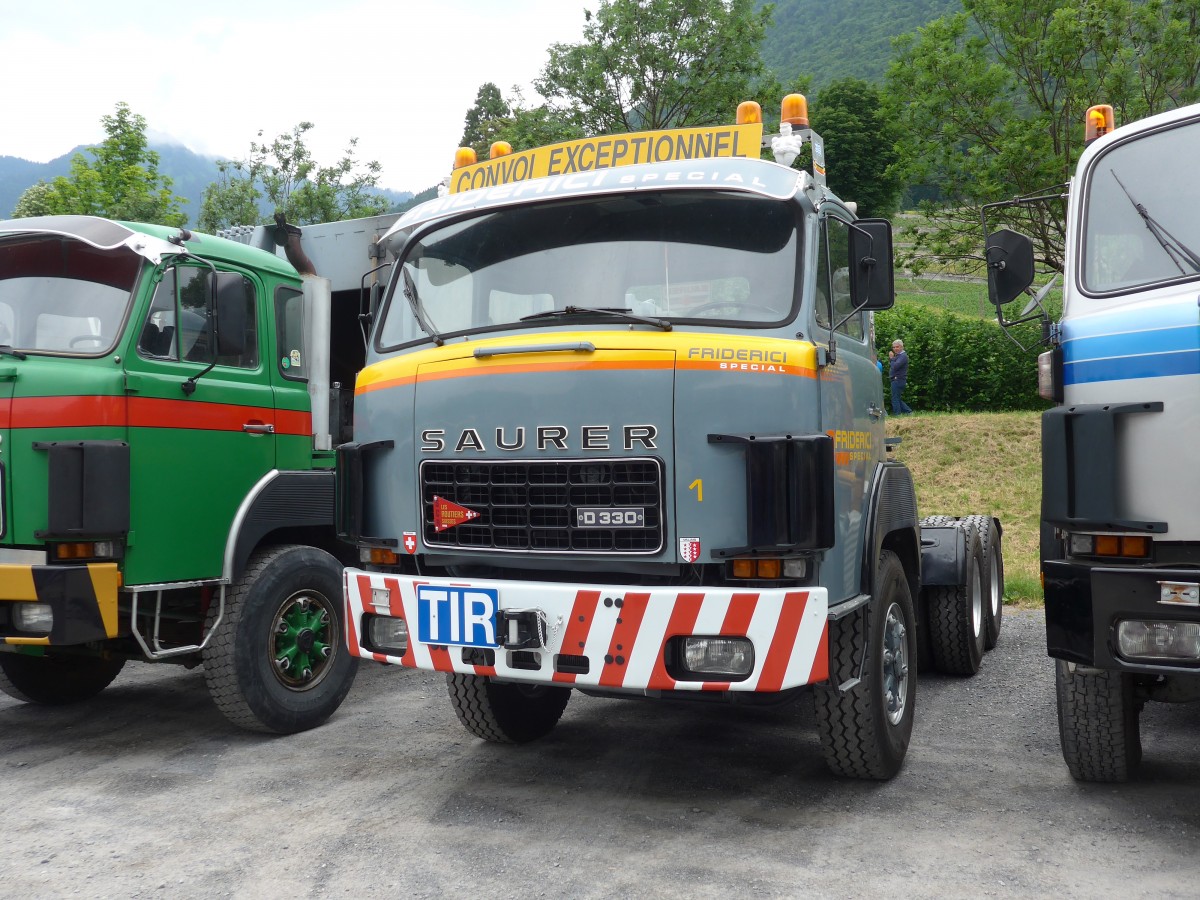 (162'264) - Friderici, Tolochenaz - Nr. 1 - Saurer am 20. Juni 2015 in Aigle, Saurertreffen
