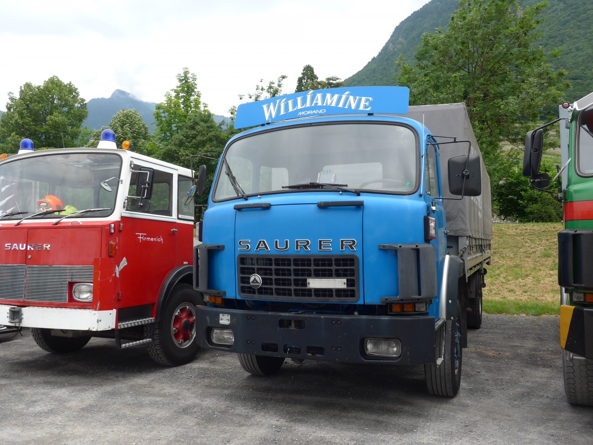 (162'267) - Williamine, Morand - Saurer am 20. Juni 2015 in Aigle, Saurertreffen